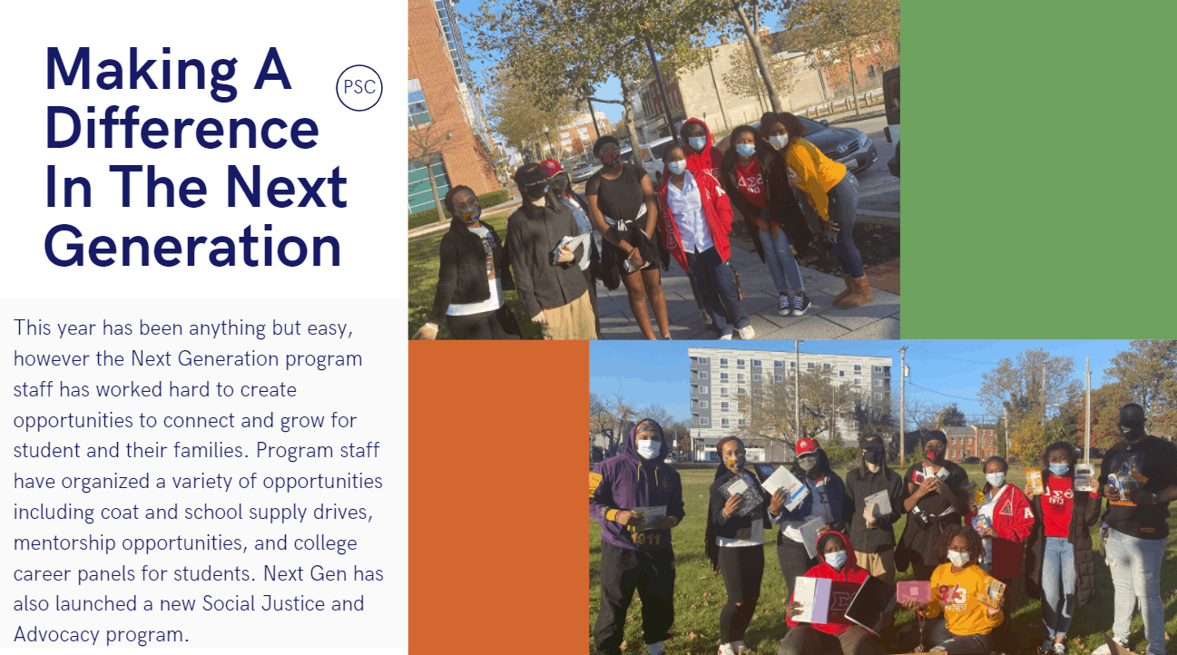 Next Generation Scholars  Makes a Difference